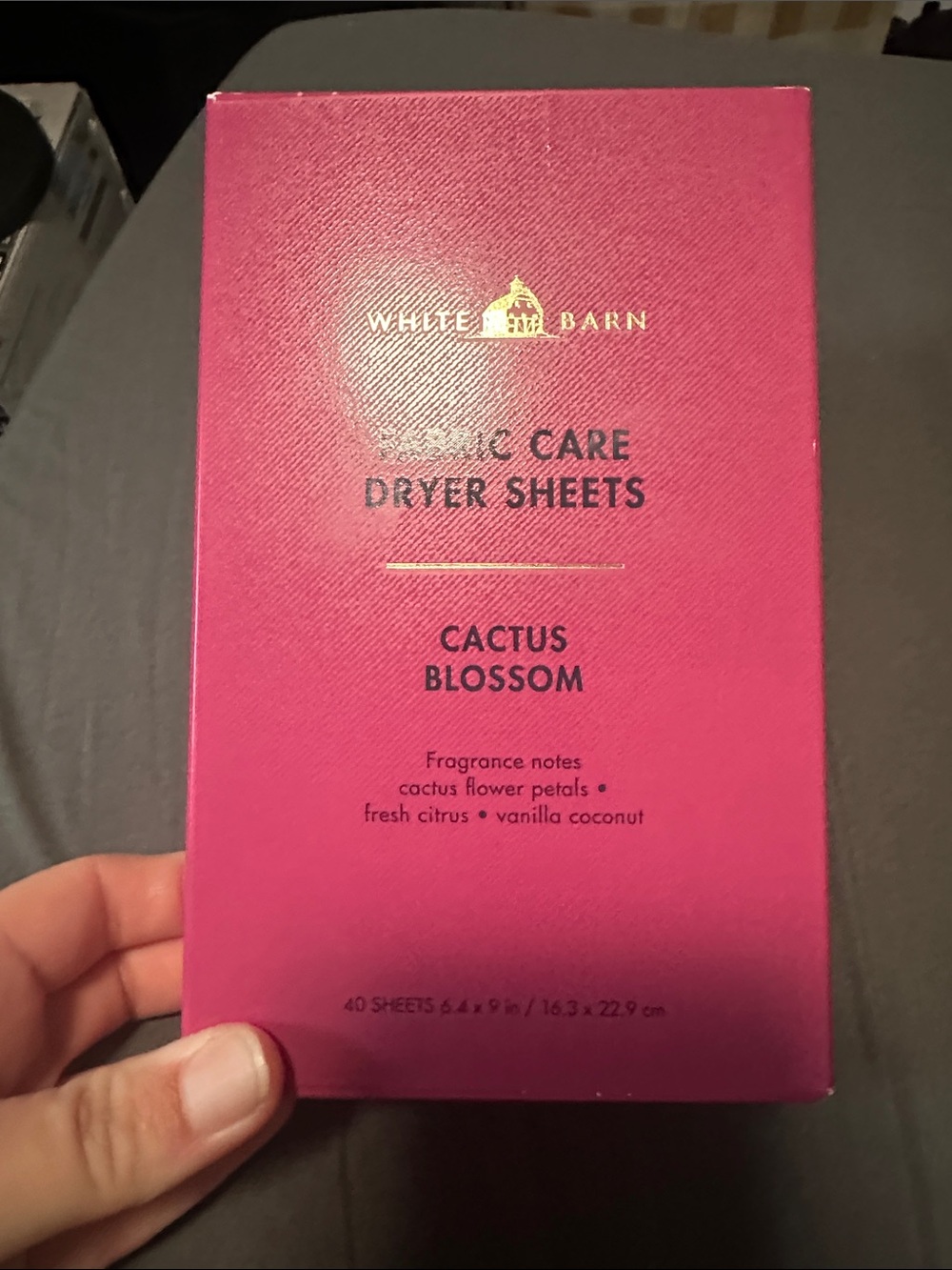 Cactus Blossom Dryer Sheets